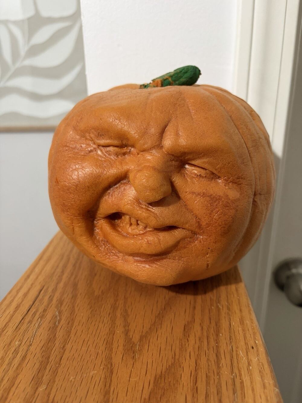 Vintage Todd Masters Joey Oh Lantern Foam Pumpkin Halloween Jack O Lantern